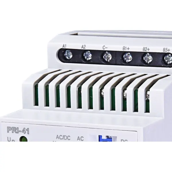 Двухуровневое реле контроля тока ETI 002471840 PRI-41 24V AC/DC (3 диапазона) (2x16A AC1) - фото №2