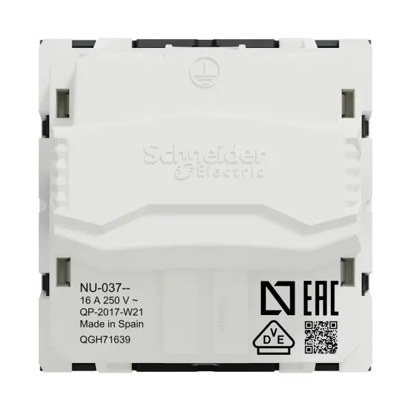 Розетка с заземлением Schneider Electric Unica New NU303754 из шторк 16А винтовой зажим антрацит - фото №2 Розетка с заземлением Schneider Electric Unica New NU303754 из шторк 16А винтовой зажим антрацит - фото №2
