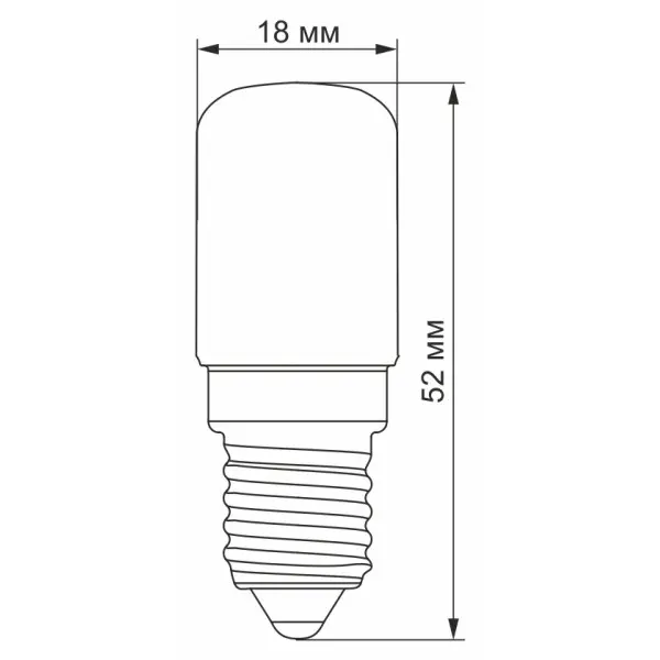 Светодиодная лампа Videx ST25e E14 3Вт 4100K (VL-ST25e-03144) - фото №2