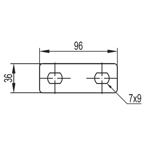 Пластина DKC PTSE для заземлення - фото №1