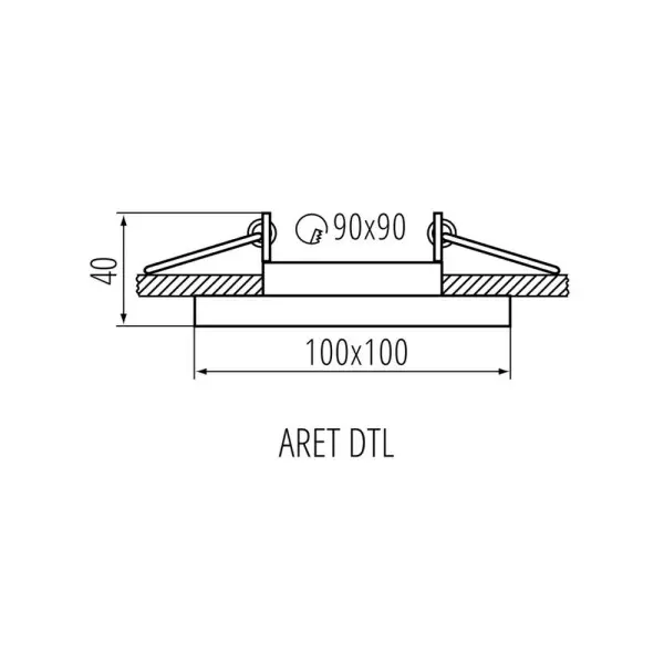 Кольцо точечного светильника Kanlux 38363 ARET 1x10W IP20 белое - фото №1 Кольцо точечного светильника Kanlux 38363 ARET 1x10W IP20 белое - фото №1
