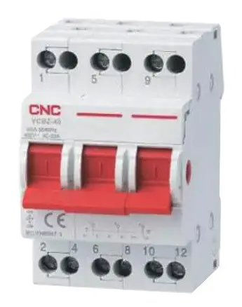 Модульний перемикач навантаження CNC YCBZ-40 3P 40A 1-0-2 240/415В (Б00042081)
