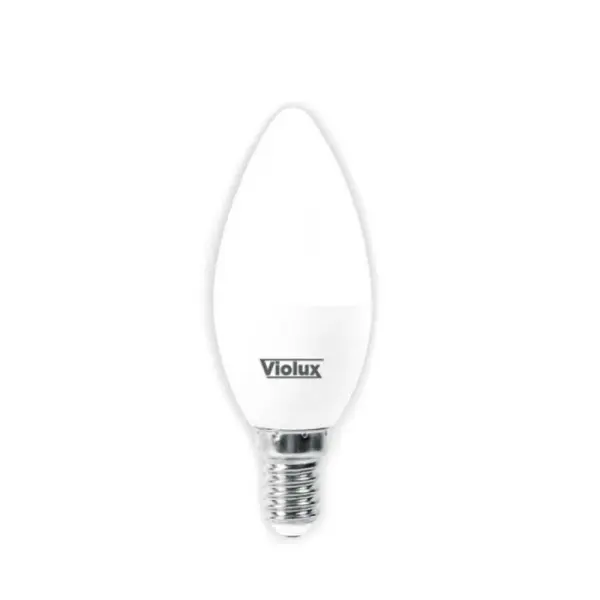 Лампа світлодіодна BASIS C37 7W E14 6400K Violux ( 821592 )