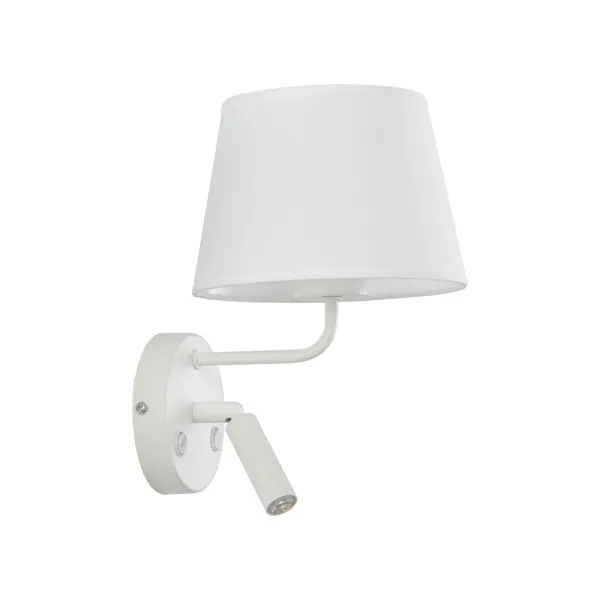 Бра, настенный светильник TK Lighting 11393 Maja E27+G9 1+1x15W+8W IP20 белый - фото №4