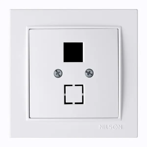 Розетка Nilson Thor біла комп'ютерна без модуля ( 27111042 )