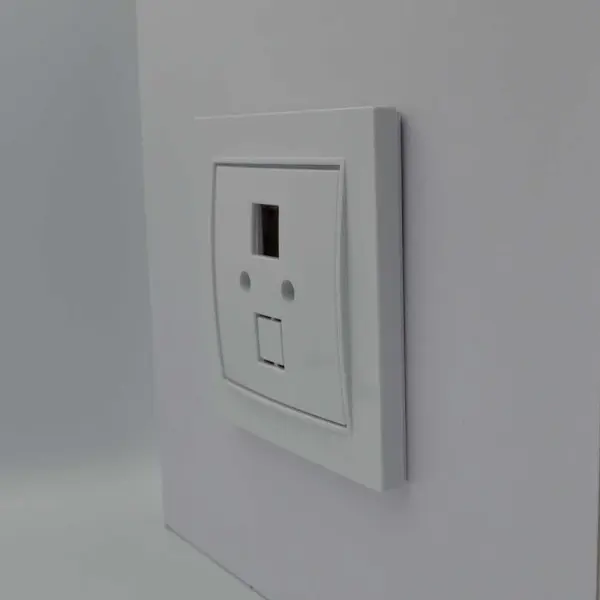 Розетка Nilson Thor біла комп'ютерна без модуля ( 27111042 ) - фото №2