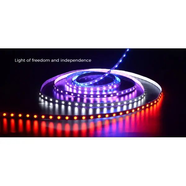 LED стрічка COLORS 60-5050-12V-IP20 8.4W SMART RGB-SPI 5м (DS560RGB-12V-10mm) - фото №4