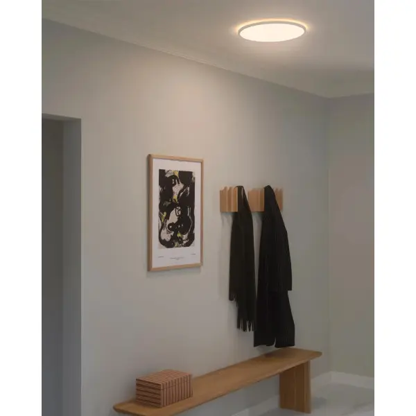 Потолочный светильник Nordlux 2015106101 Oja LED 1x19W 3000K-4000K 2100Lm IP20 белый - фото №1 Потолочный светильник Nordlux 2015106101 Oja LED 1x19W 3000K-4000K 2100Lm IP20 белый - фото №1