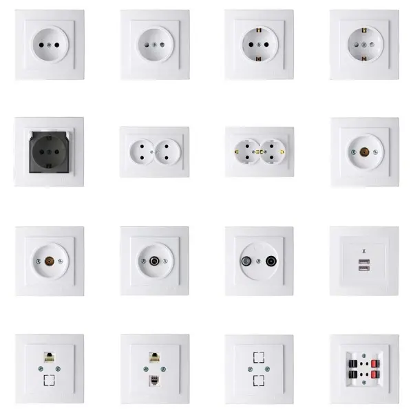 Розетка Nilson Touran белая компьютерная 2-я CAT5e RJ45 ( 24111046 ) - фото №2