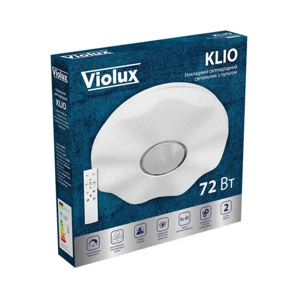 Світильник LED smart KLIO+пульт 72W 3000-6000K IP20 круг ( 220585 ) - фото №8