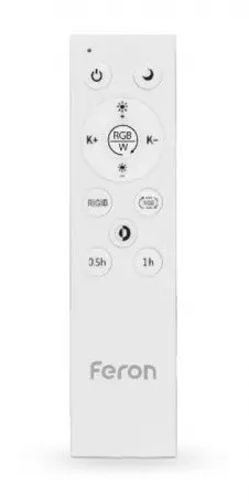 Круглый RGB светильник Feron 6396 AL5000 60Вт 4900Лм с пультом - фото №6 Круглый RGB светильник Feron 6396 AL5000 60Вт 4900Лм с пультом - фото №6