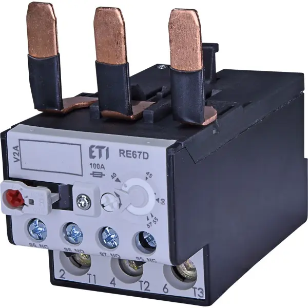 Тепловое реле ETI 004644417 RE 67.2D-57 (40-57A) для CEM50 - CEM80 Тепловое реле ETI 004644417 RE 67.2D-57 (40-57A) для CEM50 - CEM80