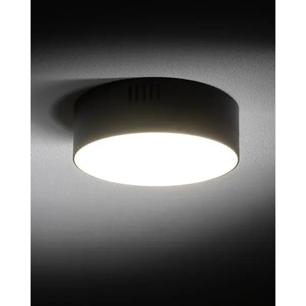 Світильник стельовий Nowodvorski 10415 Lid Round LED 1x15W 4000K 1300Lm IP20 чорний - фото №1 Світильник стельовий Nowodvorski 10415 Lid Round LED 1x15W 4000K 1300Lm IP20 чорний - фото №1
