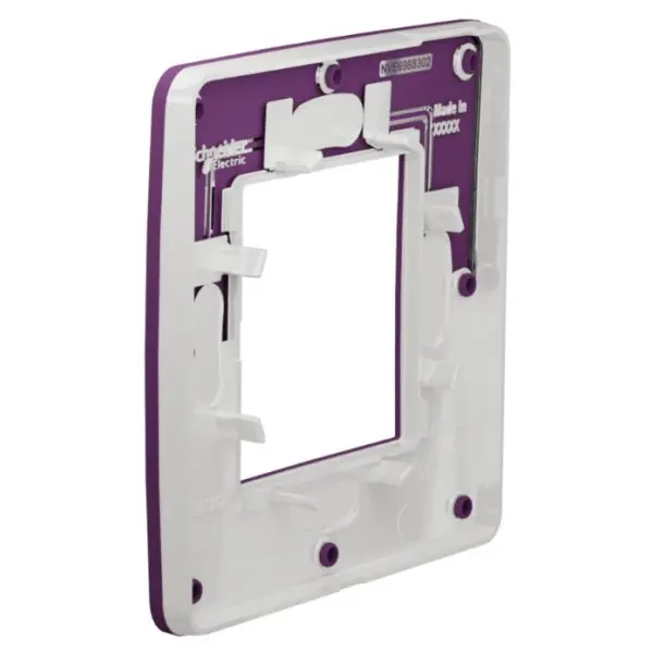 Однопостовая рамка Schneider Electric NU280214 (лиловый/белый) - фото №2 Однопостовая рамка Schneider Electric NU280214 (лиловый/белый) - фото №2