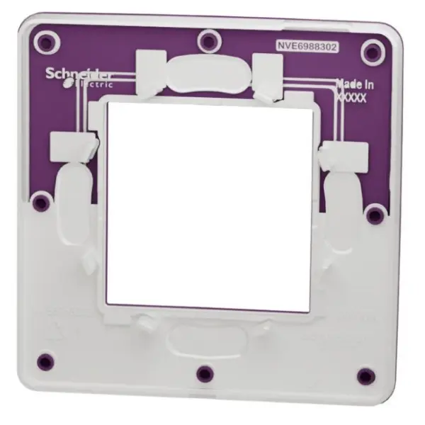 Однопостовая рамка Schneider Electric NU280214 (лиловый/белый) - фото №3 Однопостовая рамка Schneider Electric NU280214 (лиловый/белый) - фото №3