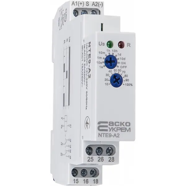Реле времени Аско-Укрем NTE9-A2 DPDT (A0010240002)