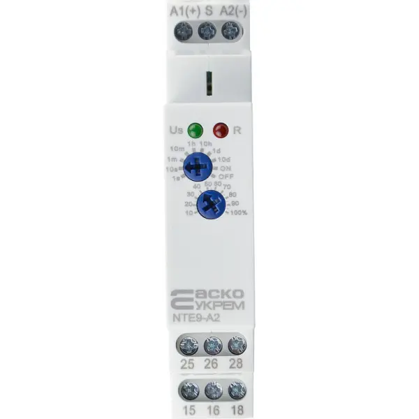 Реле времени Аско-Укрем NTE9-A2 DPDT (A0010240002) - фото №1