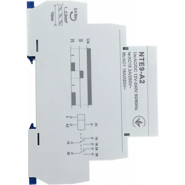 Реле времени Аско-Укрем NTE9-A2 DPDT (A0010240002) - фото №3