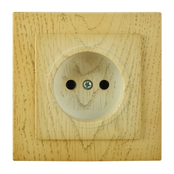 Розетка Nilson Touran клен 1-на без заземлення ( 24281015 )