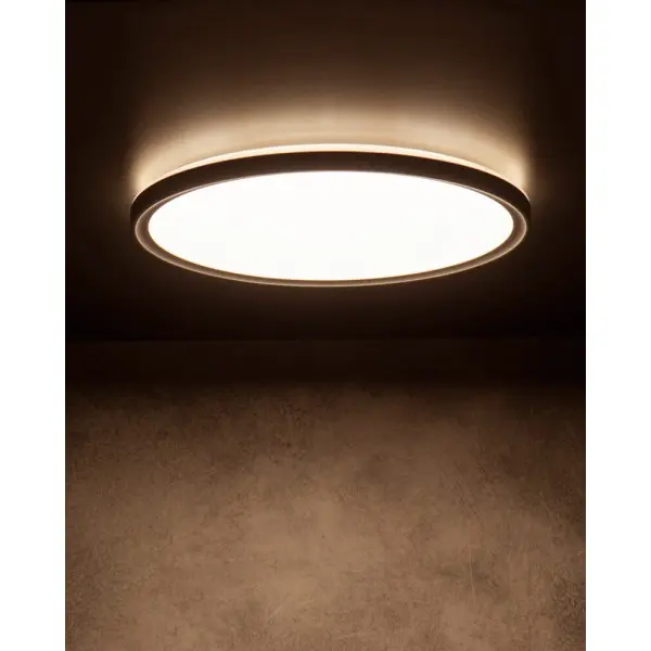 Потолочный светильник Kanlux 31517 Azpo LED 1x22W 3000K/4000K/6000K 2700Lm IP54 черный - фото №3