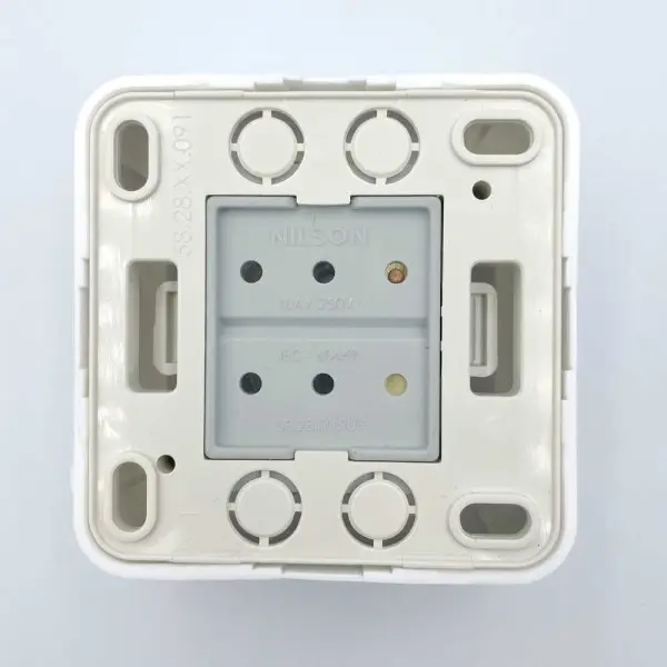 Выключатель Nilson Unique белый 1кл ( 28111001 ) - фото №3