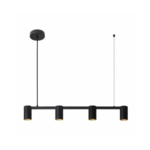 Подвесной светильник, люстра Goldlux 326171 Maribel GU10 4x10W IP20 Черный