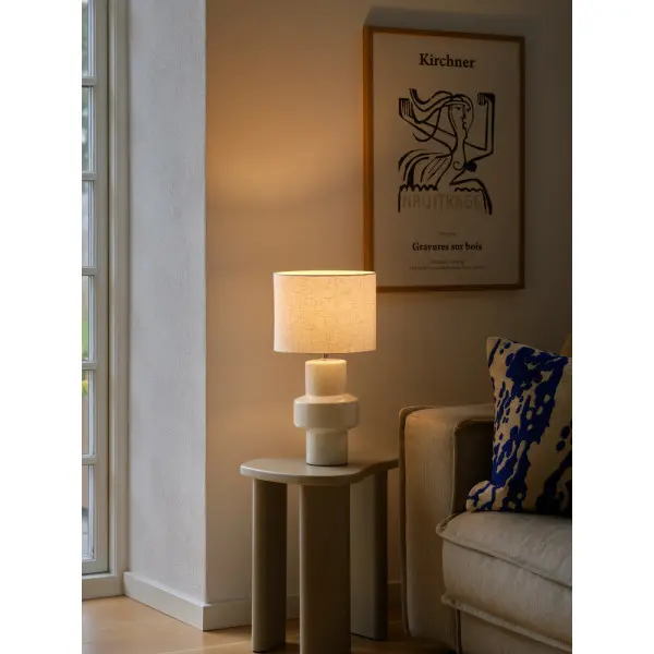 Настільна лампа Nordlux 2512655009 Dugan E14 1x40W IP20 біла - фото №1