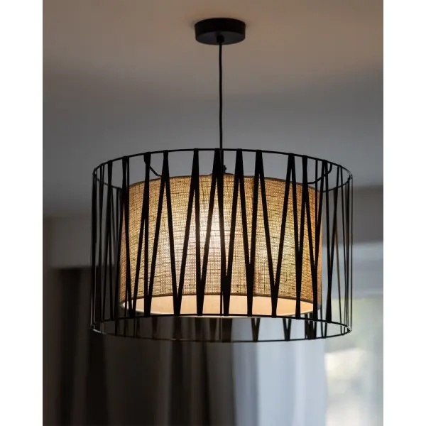 Підвісний світильник, люстра TK Lighting 4562 Harmony E27 1x15W IP20 коричневий - фото №2 Підвісний світильник, люстра TK Lighting 4562 Harmony E27 1x15W IP20 коричневий - фото №2