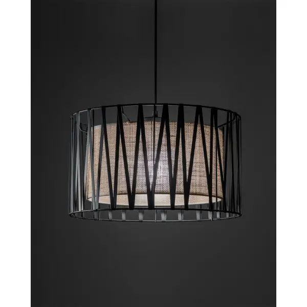 Підвісний світильник, люстра TK Lighting 4562 Harmony E27 1x15W IP20 коричневий - фото №4 Підвісний світильник, люстра TK Lighting 4562 Harmony E27 1x15W IP20 коричневий - фото №4