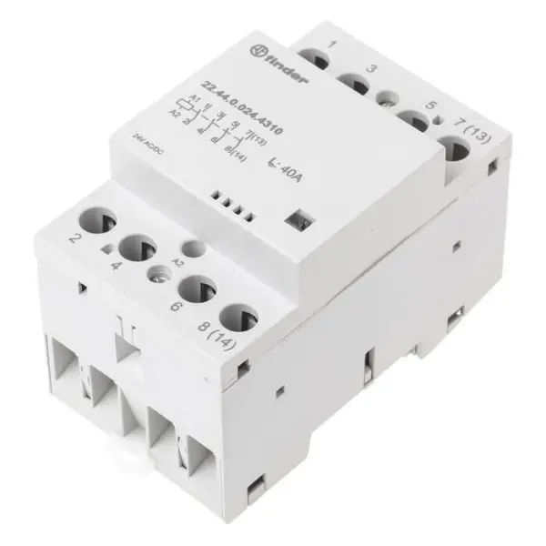 Контактор Finder 4NO 40A 220-240В AC/DC (224402304310) Контактор Finder 4NO 40A 220-240В AC/DC (224402304310)