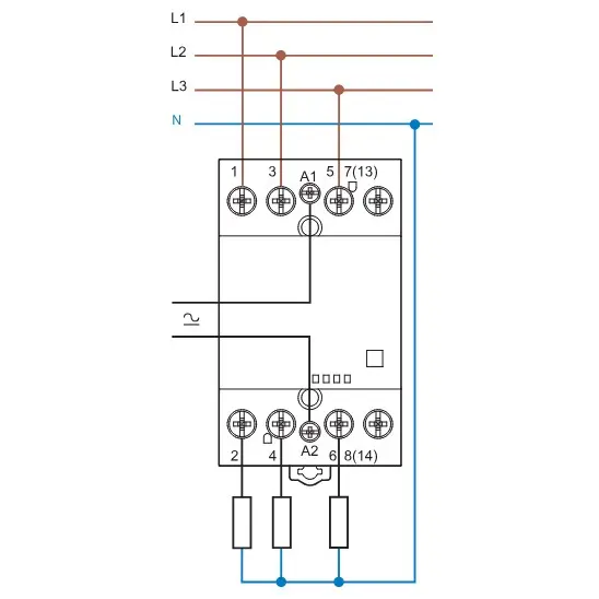 Контактор Finder 4NO 40A 220-240В AC/DC (224402304310) - фото №1 Контактор Finder 4NO 40A 220-240В AC/DC (224402304310) - фото №1