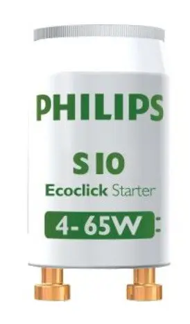 Стартер Philips S10 4-65Вт SIN 220-240 WH EUR/12х25CT Стартер Philips S10 4-65Вт SIN 220-240 WH EUR/12х25CT