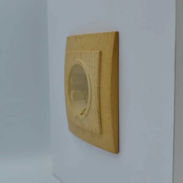 Розетка Nilson Touran клен 1-на з заземленням ( 24281017 ) - фото №2