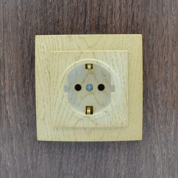 Розетка Nilson Touran клен 1-на з заземленням ( 24281017 ) - фото №4