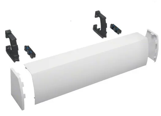 Кожух для ввода кабельных каналов в щиты Univers 160/205мм глубиной, ширина 800мм