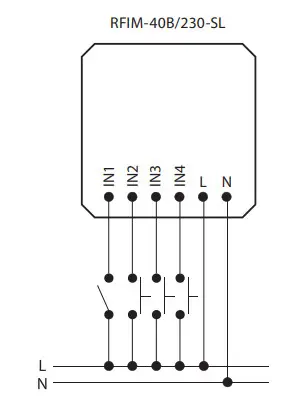 Передавальний модуль Elko-Ep RFIM-40B/230-SL - фото №1
