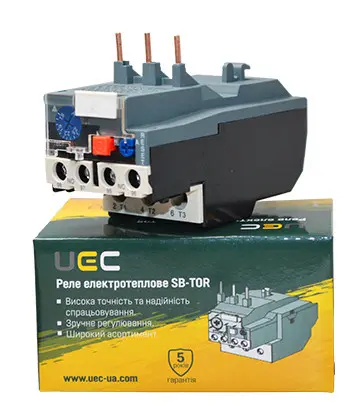 Реле электротепловое UEC SB-TOR 1-1,6А - фото №1
