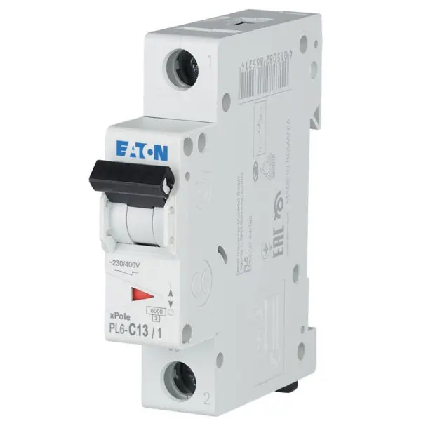 Автовимикач Eaton PL6-C13/1 6кА 13A - фото №2 Автовимикач Eaton PL6-C13/1 6кА 13A - фото №2