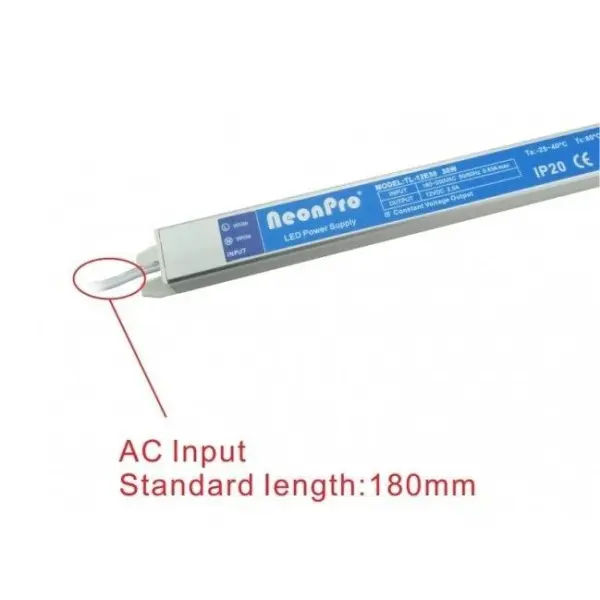 Блок питания NeonPro Slim 36W DC24V (TL-24E36) - фото №3