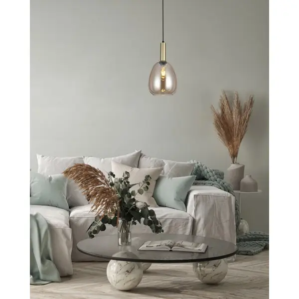 Подвесной светильник, люстра Italux PND-23541-1-GD-CH Gater E27 1x40W IP20 золотой - фото №1 Подвесной светильник, люстра Italux PND-23541-1-GD-CH Gater E27 1x40W IP20 золотой - фото №1