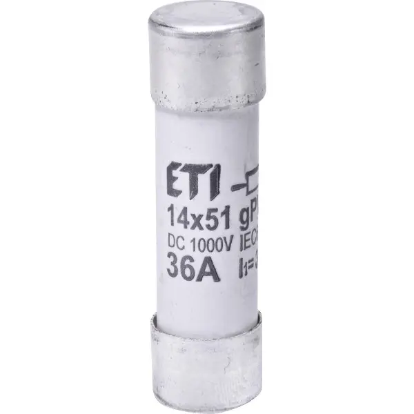 Предохранитель ETI 002637115 CH 14x51 gPV 36A 1000V (10kA) Предохранитель ETI 002637115 CH 14x51 gPV 36A 1000V (10kA)