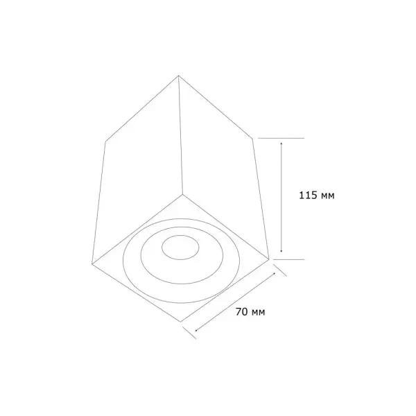 Точковий світильник MJ-Light MJ00366 TS5091 GU5.3 1x10W IP20 білий - фото №1 Точковий світильник MJ-Light MJ00366 TS5091 GU5.3 1x10W IP20 білий - фото №1