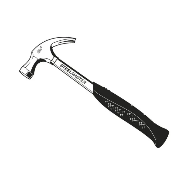 Молоток Stanley Steelmaster Curve Claw 570г - фото №1 Молоток Stanley Steelmaster Curve Claw 570г - фото №1