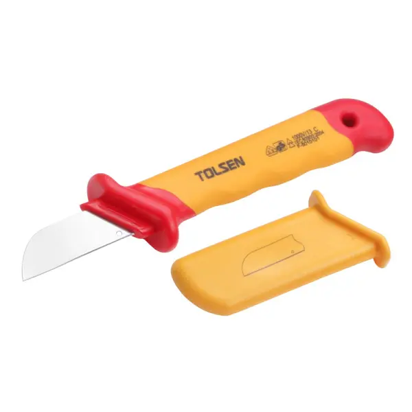 Прямой диэлектрический нож Tolsen (V50418) 50х180мм Premium Прямой диэлектрический нож Tolsen (V50418) 50х180мм Premium
