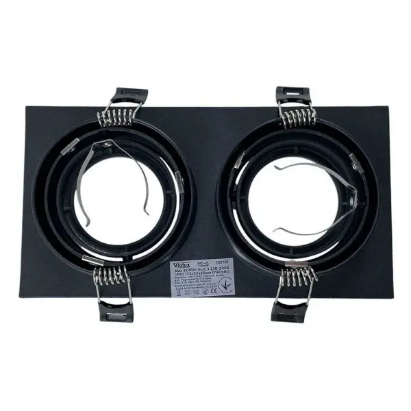 Светильник точечный Violux RIO-2L GU5.3 IP20 черный ( 132101 ) - фото №3