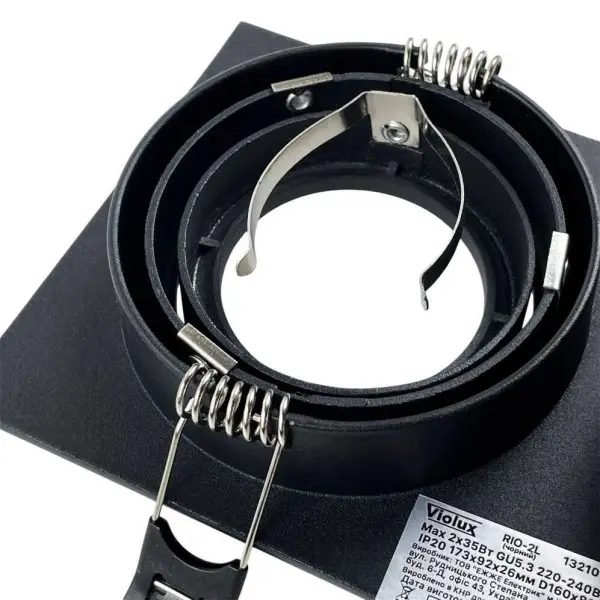 Светильник точечный Violux RIO-2L GU5.3 IP20 черный ( 132101 ) - фото №4