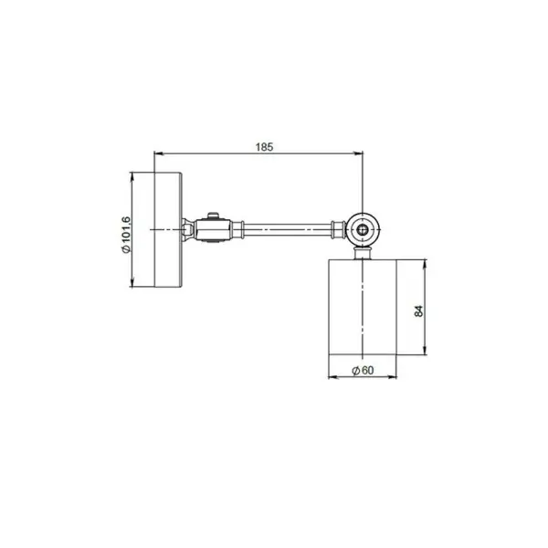 Бра, настенный светильник Pikart 26252-2 Simple GU10 1x60W IP20 - фото №2