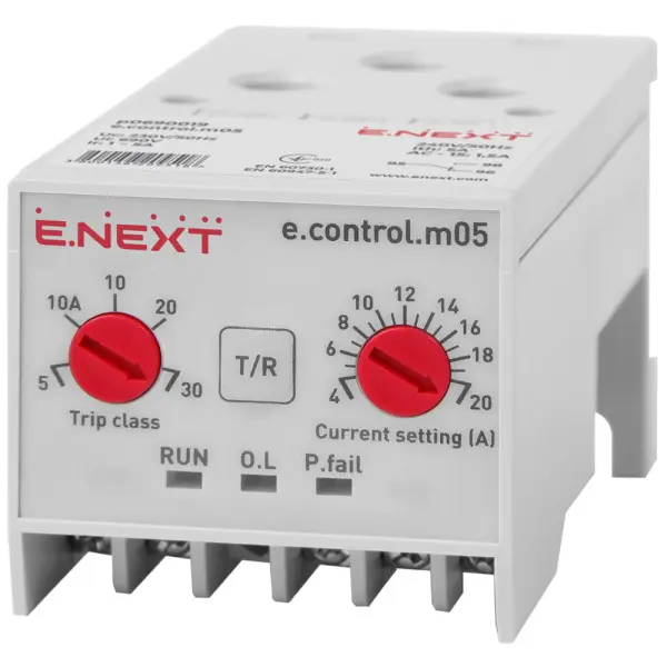 Реле захисту двигуна E.Next e.control.m05 4-20 (p0690019)