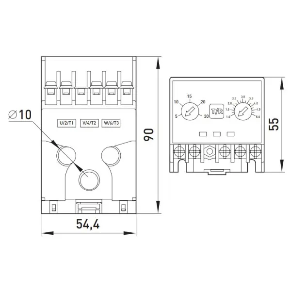 Реле захисту двигуна E.Next e.control.m05 4-20 (p0690019) - фото №1