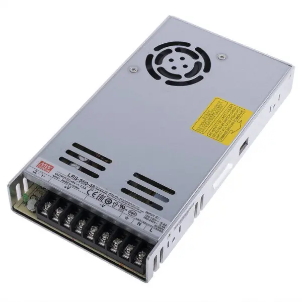 Блок питания Mean Well 350.4W DC48V IP20 (LRS-350-48)
